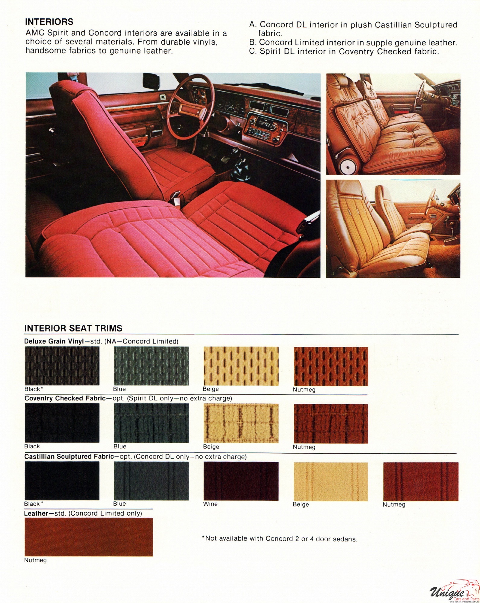 1981 AMC Spirit Concord Export Brochure Page 5